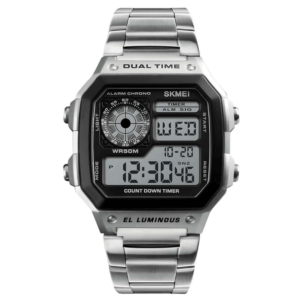 Skmei 1335 Silver — Product Shot