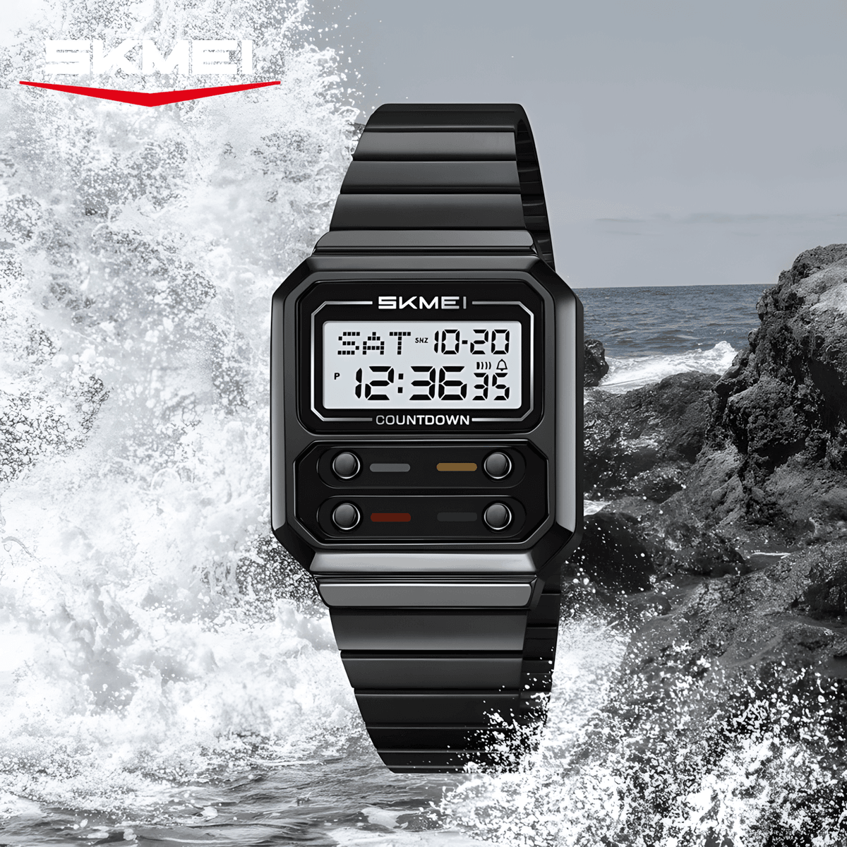 Skmei 2448 Black-White — Water Resistant
