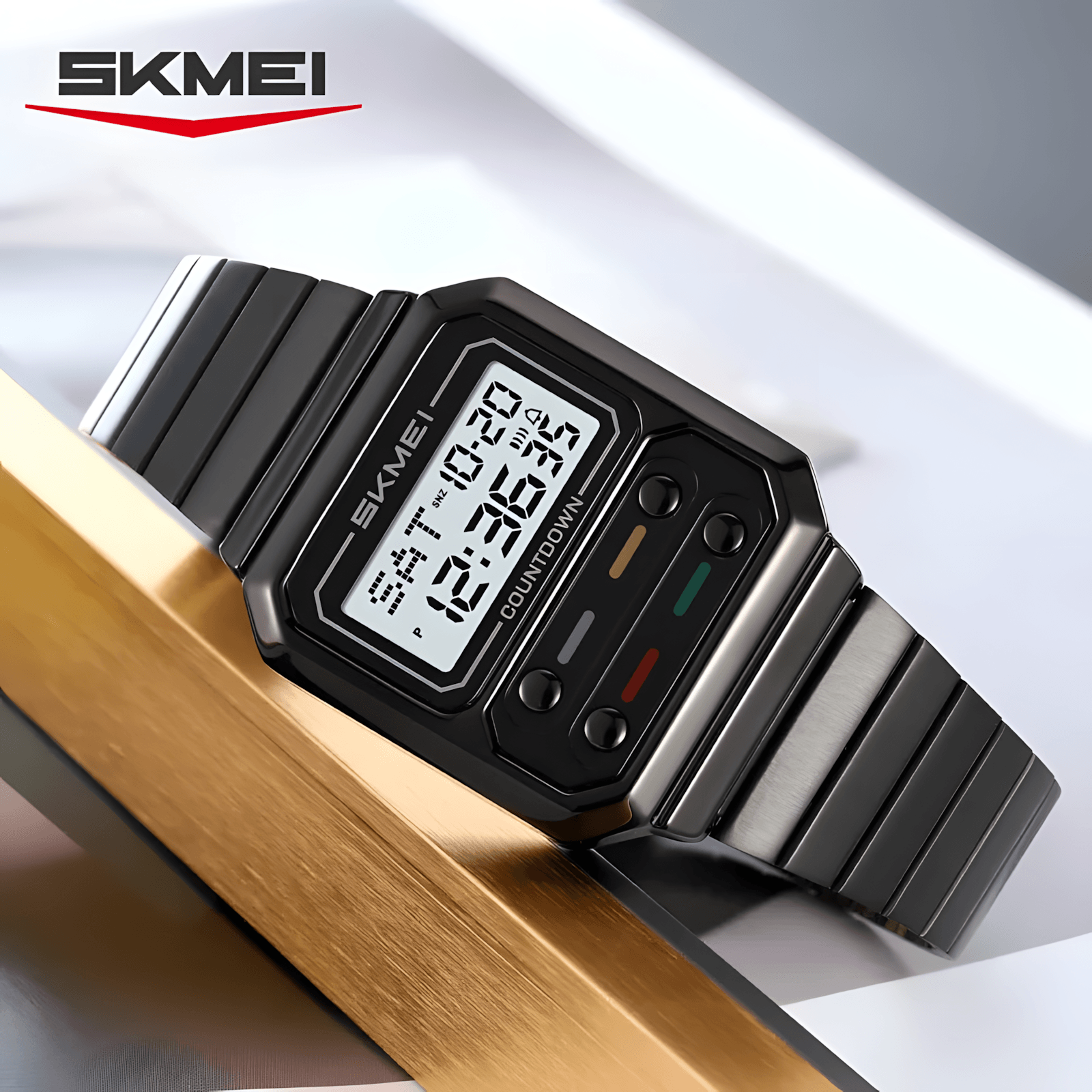 Skmei 2448 Black-White — Lifestyle