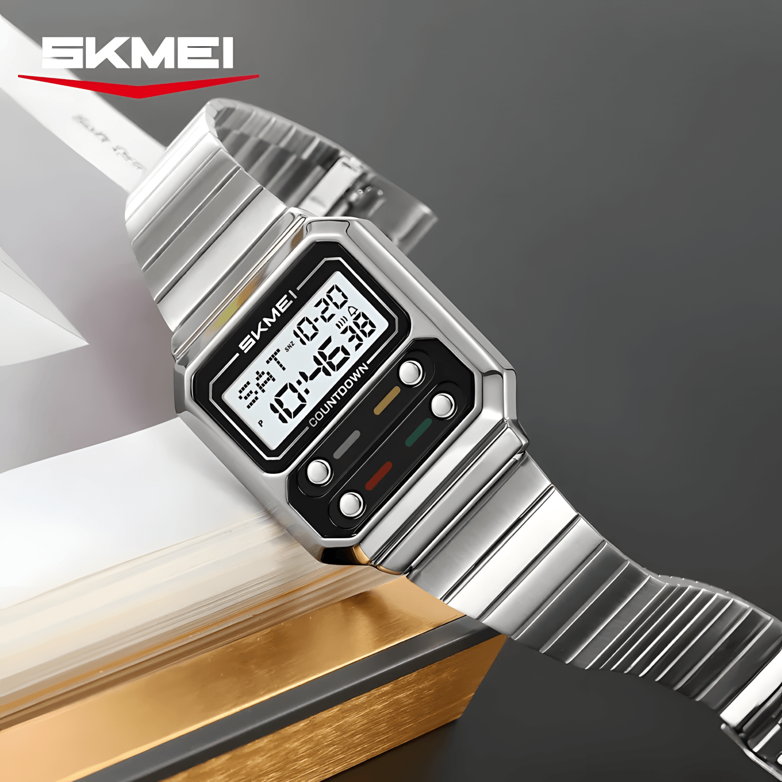 Skmei 2448 Silver-White — Lifestyle